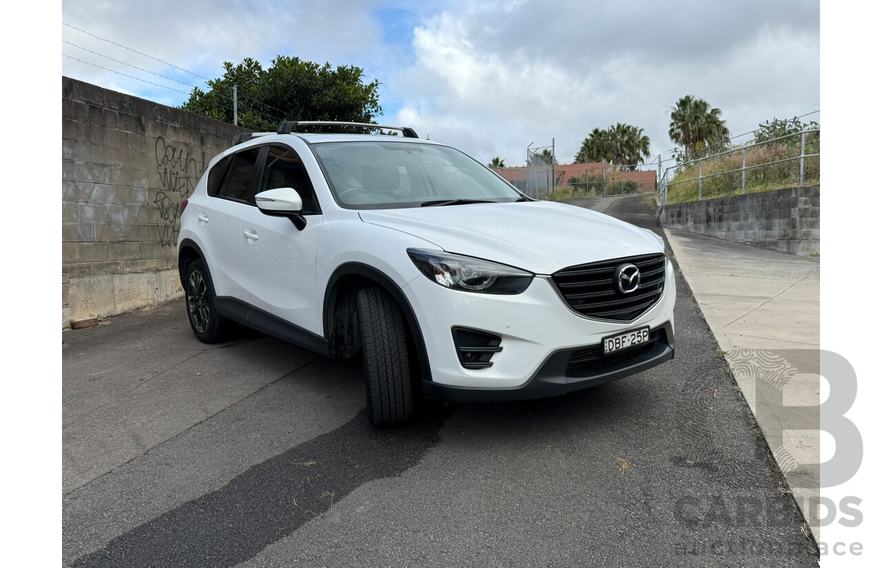 10/2015 Mazda Cx-5 GT (4x4) AWD MY15 4D Wagon Crystal White Pearl Turbo Diesel 2.2L