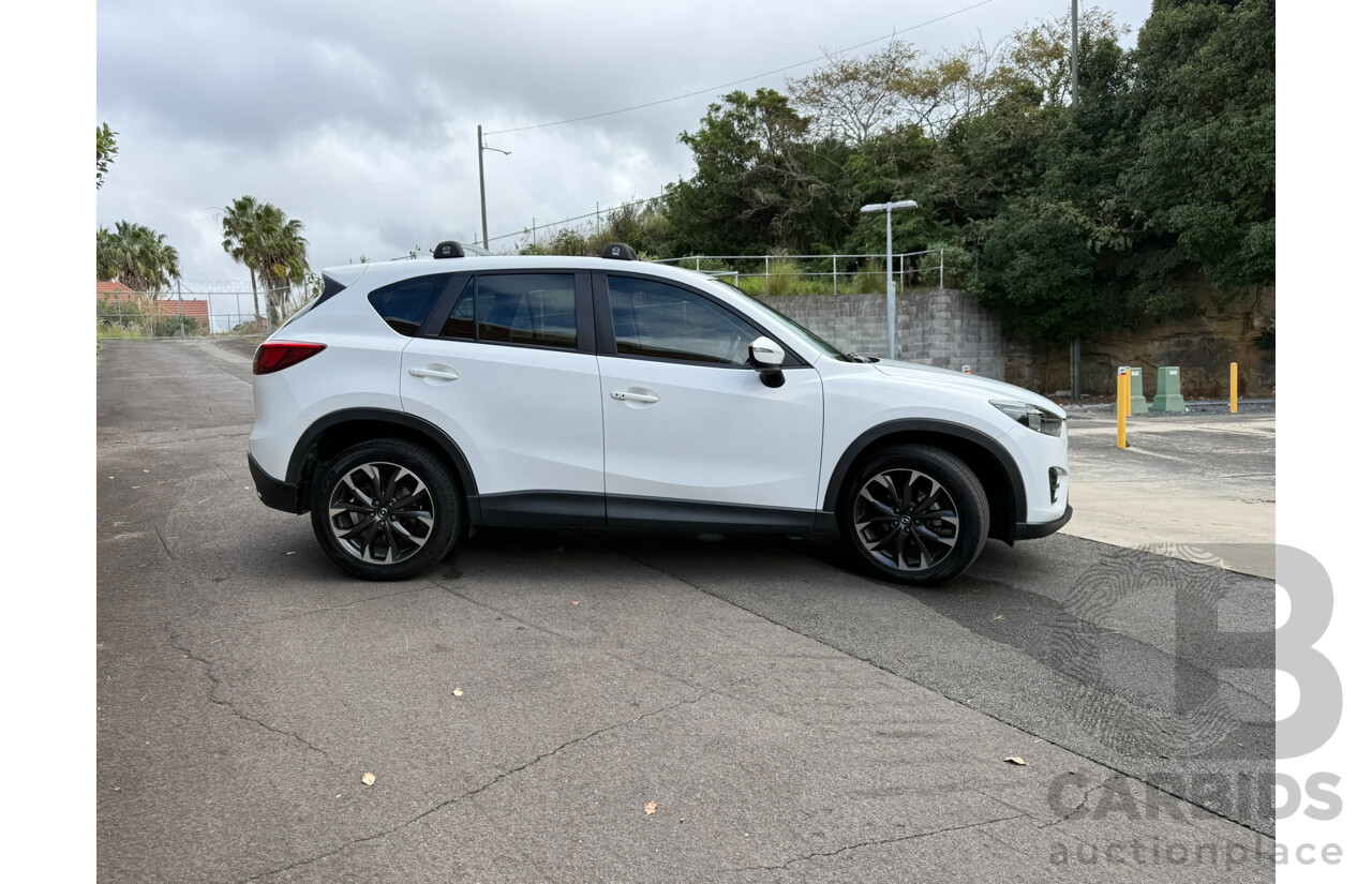 10/2015 Mazda Cx-5 GT (4x4) AWD MY15 4D Wagon Crystal White Pearl Turbo Diesel 2.2L