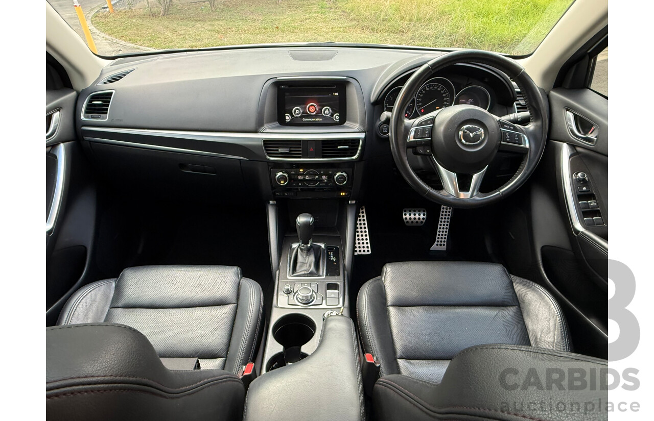 10/2015 Mazda Cx-5 GT (4x4) AWD MY15 4D Wagon Crystal White Pearl Turbo Diesel 2.2L
