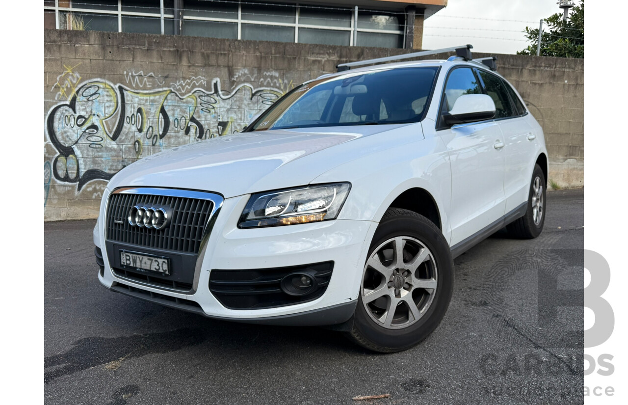 06/2011 Audi Q5 2.0 TDI Quattro AWD 8R MY12 4D Wagon Ibis White Turbo Diesel 2.0L