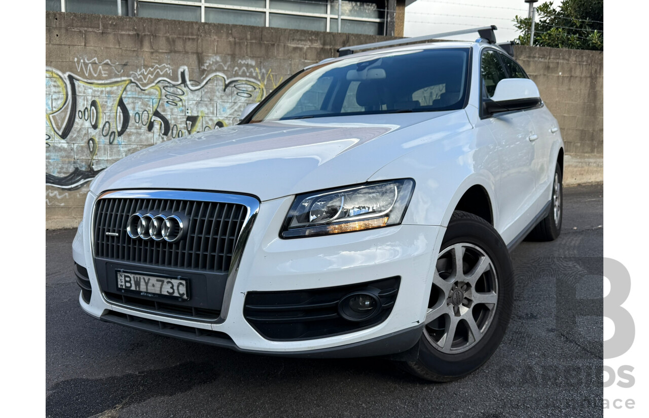 06/2011 Audi Q5 2.0 TDI Quattro AWD 8R MY12 4D Wagon Ibis White Turbo Diesel 2.0L