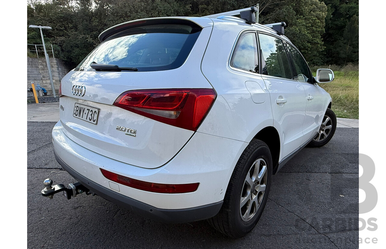 06/2011 Audi Q5 2.0 TDI Quattro AWD 8R MY12 4D Wagon Ibis White Turbo Diesel 2.0L