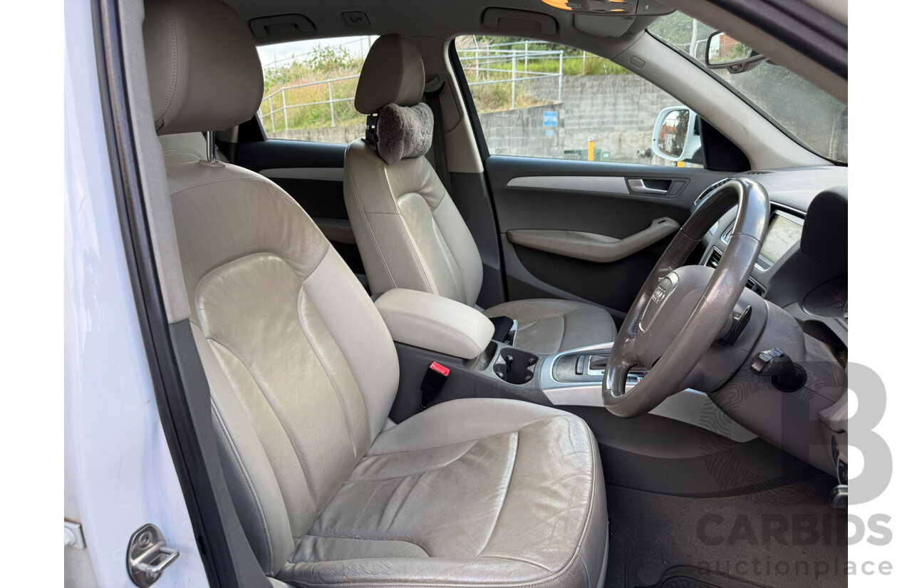 06/2011 Audi Q5 2.0 TDI Quattro AWD 8R MY12 4D Wagon Ibis White Turbo Diesel 2.0L