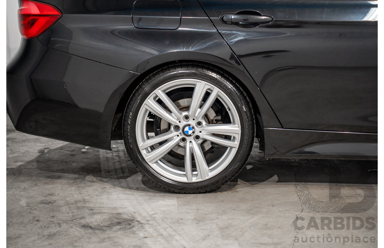 06/2017 BMW 330i M-Sport F30 LCI MY18 4D Sedan Black Sapphire Metallic Turbo 2.0L
