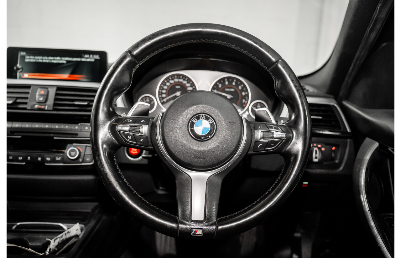 06/2017 BMW 330i M-Sport F30 LCI MY18 4D Sedan Black Sapphire Metallic Turbo 2.0L