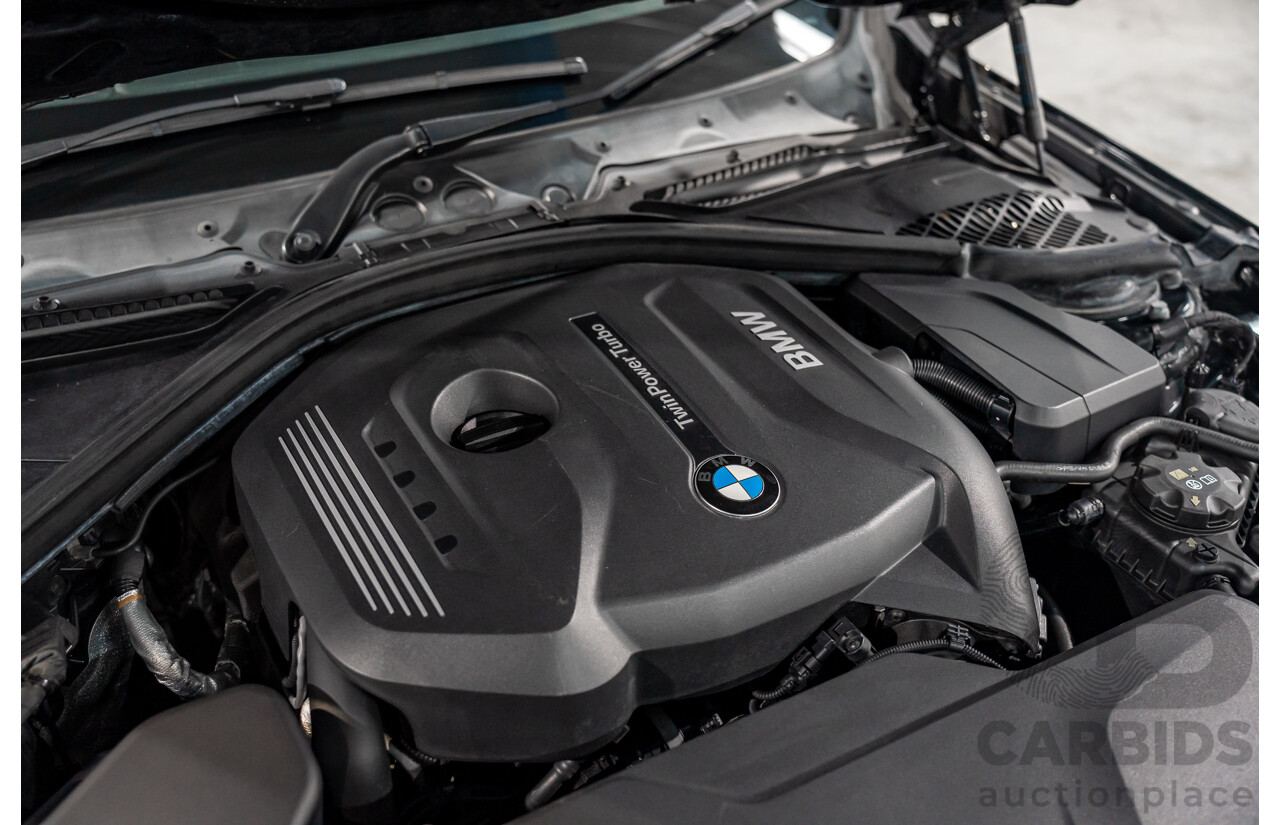 06/2017 BMW 330i M-Sport F30 LCI MY18 4D Sedan Black Sapphire Metallic Turbo 2.0L