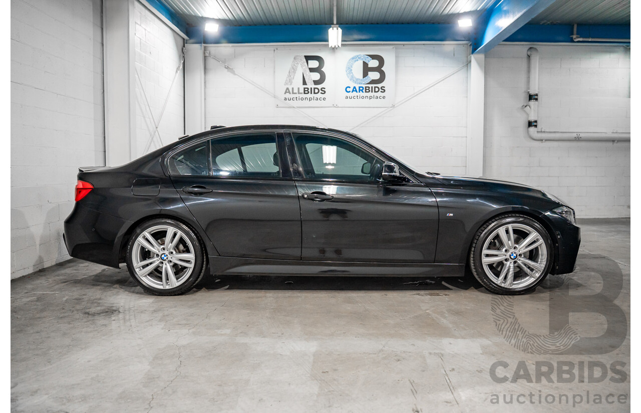 06/2017 BMW 330i M-Sport F30 LCI MY18 4D Sedan Black Sapphire Metallic Turbo 2.0L