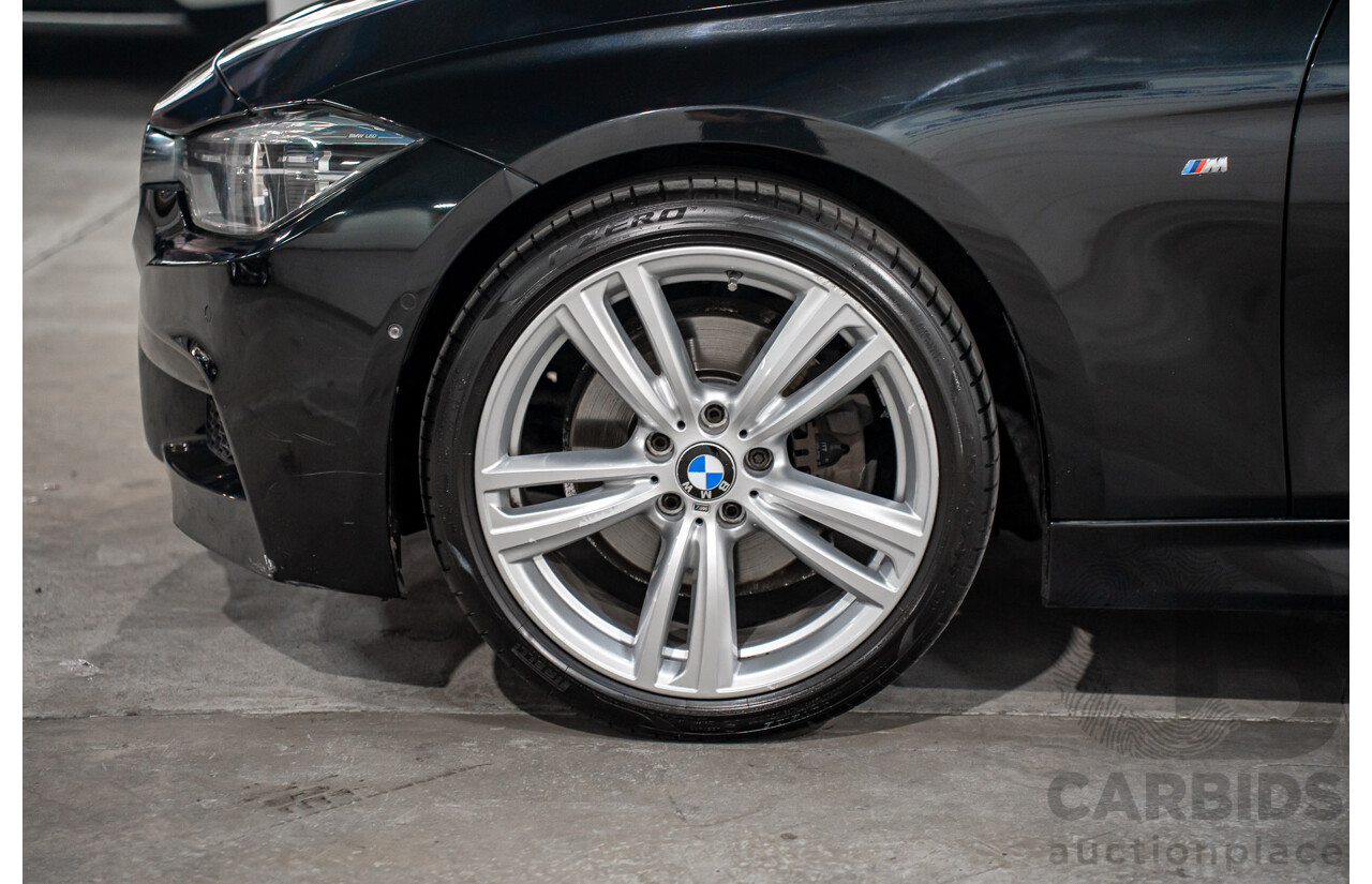 06/2017 BMW 330i M-Sport F30 LCI MY18 4D Sedan Black Sapphire Metallic Turbo 2.0L