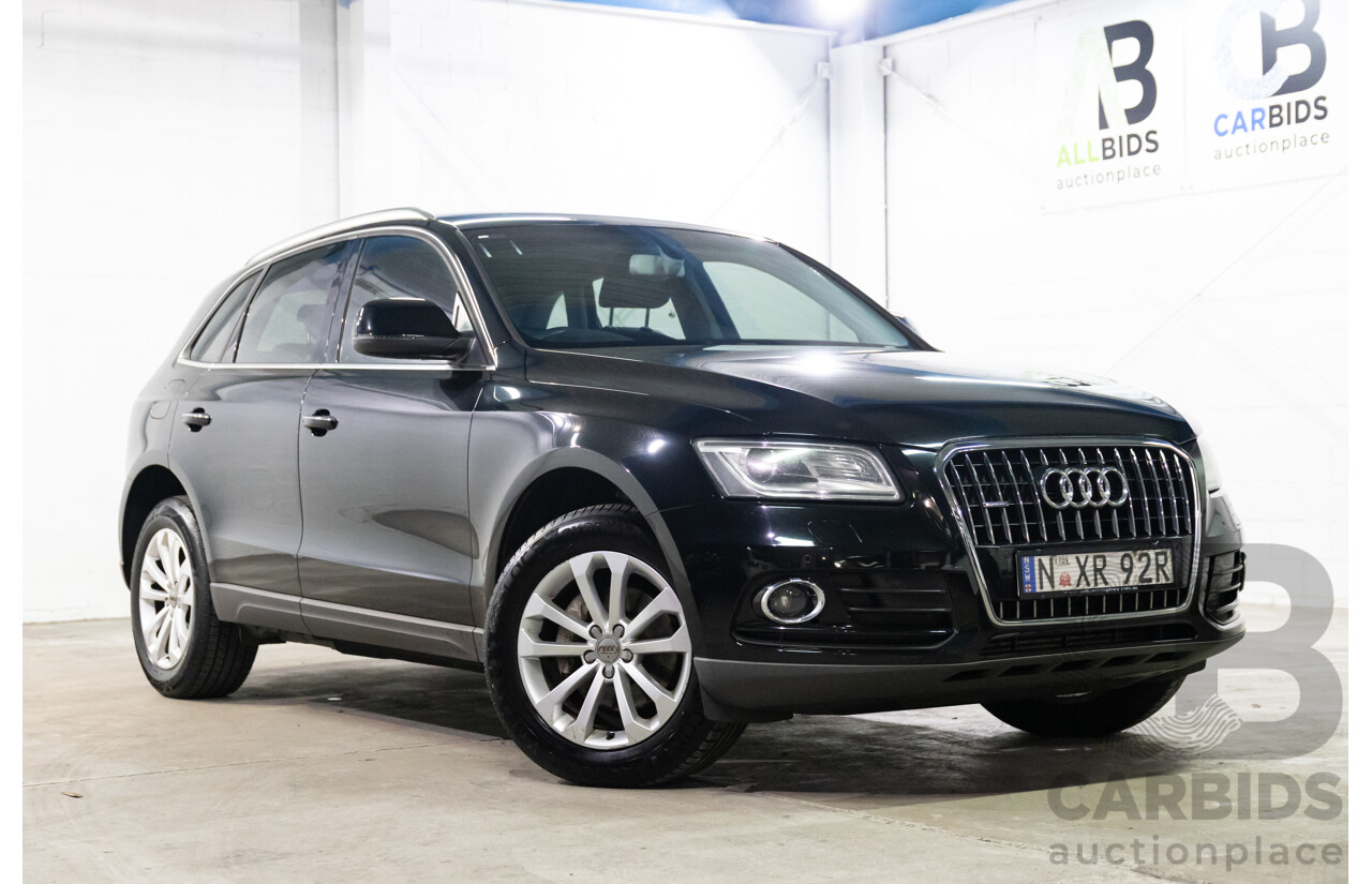 11/2014 Audi Q5 2.0 TDI Quattro 8R MY14 4d Wagon Mythos Black Metallic Turbo Diesel 2.0L