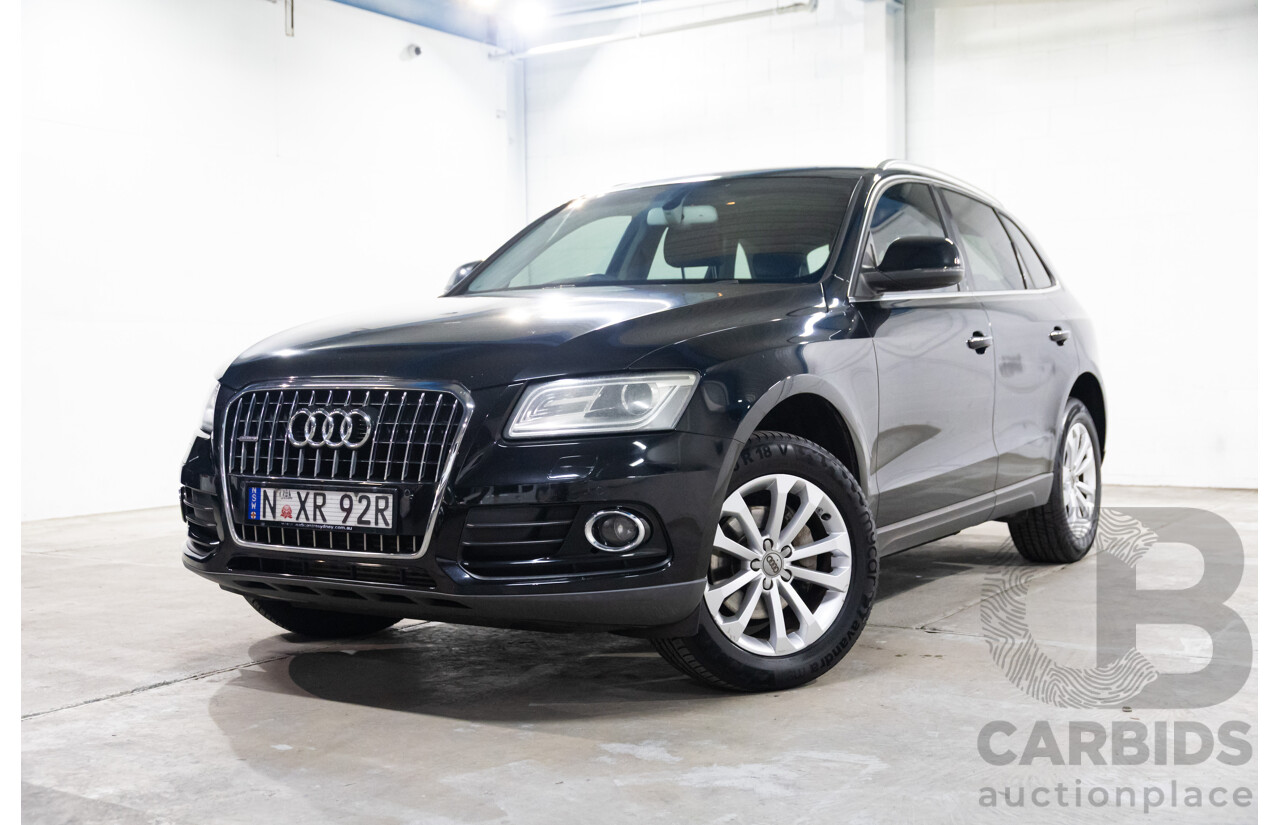 11/2014 Audi Q5 2.0 TDI Quattro 8R MY14 4d Wagon Mythos Black Metallic Turbo Diesel 2.0L