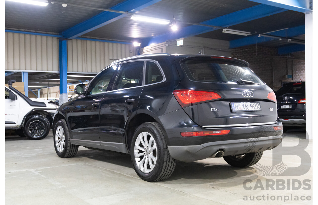 11/2014 Audi Q5 2.0 TDI Quattro 8R MY14 4d Wagon Mythos Black Metallic Turbo Diesel 2.0L