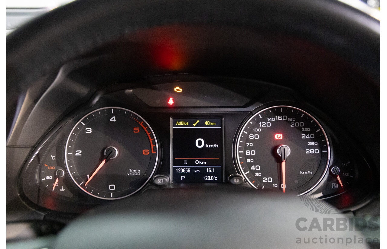 11/2014 Audi Q5 2.0 TDI Quattro 8R MY14 4d Wagon Mythos Black Metallic Turbo Diesel 2.0L