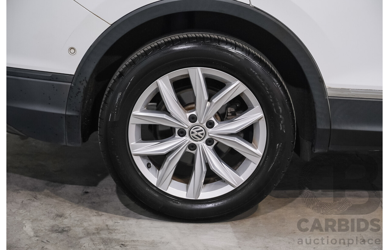 12/2018 Volkswagen Tiguan Allspace 132 TSI Comfortline (AWD) 5NA MY19 4d Wagon Pure White Turbo 2.0L - 7 Seater