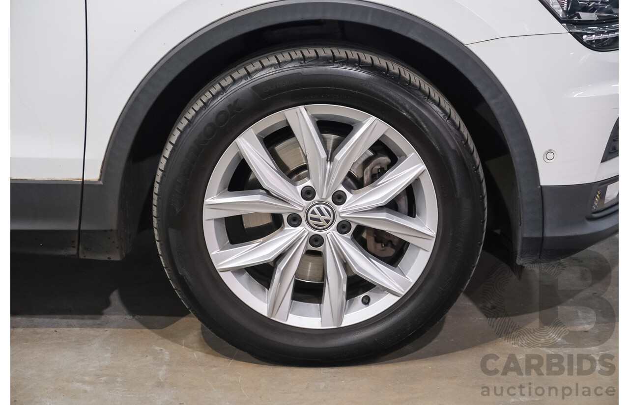 12/2018 Volkswagen Tiguan Allspace 132 TSI Comfortline (AWD) 5NA MY19 4d Wagon Pure White Turbo 2.0L - 7 Seater