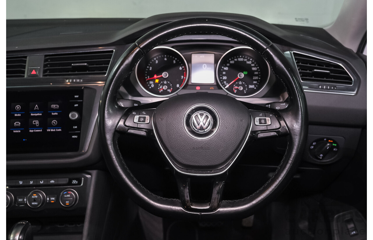 12/2018 Volkswagen Tiguan Allspace 132 TSI Comfortline (AWD) 5NA MY19 4d Wagon Pure White Turbo 2.0L - 7 Seater