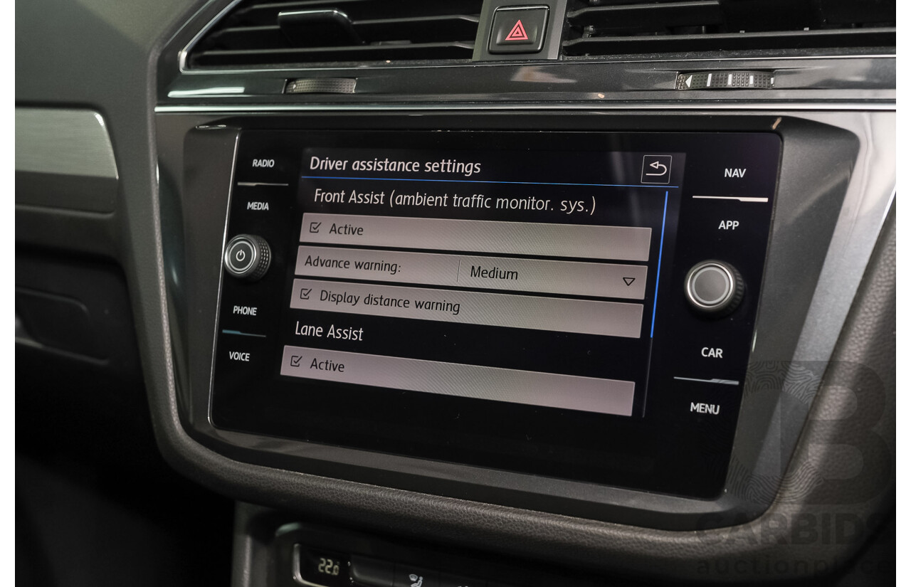12/2018 Volkswagen Tiguan Allspace 132 TSI Comfortline (AWD) 5NA MY19 4d Wagon Pure White Turbo 2.0L - 7 Seater