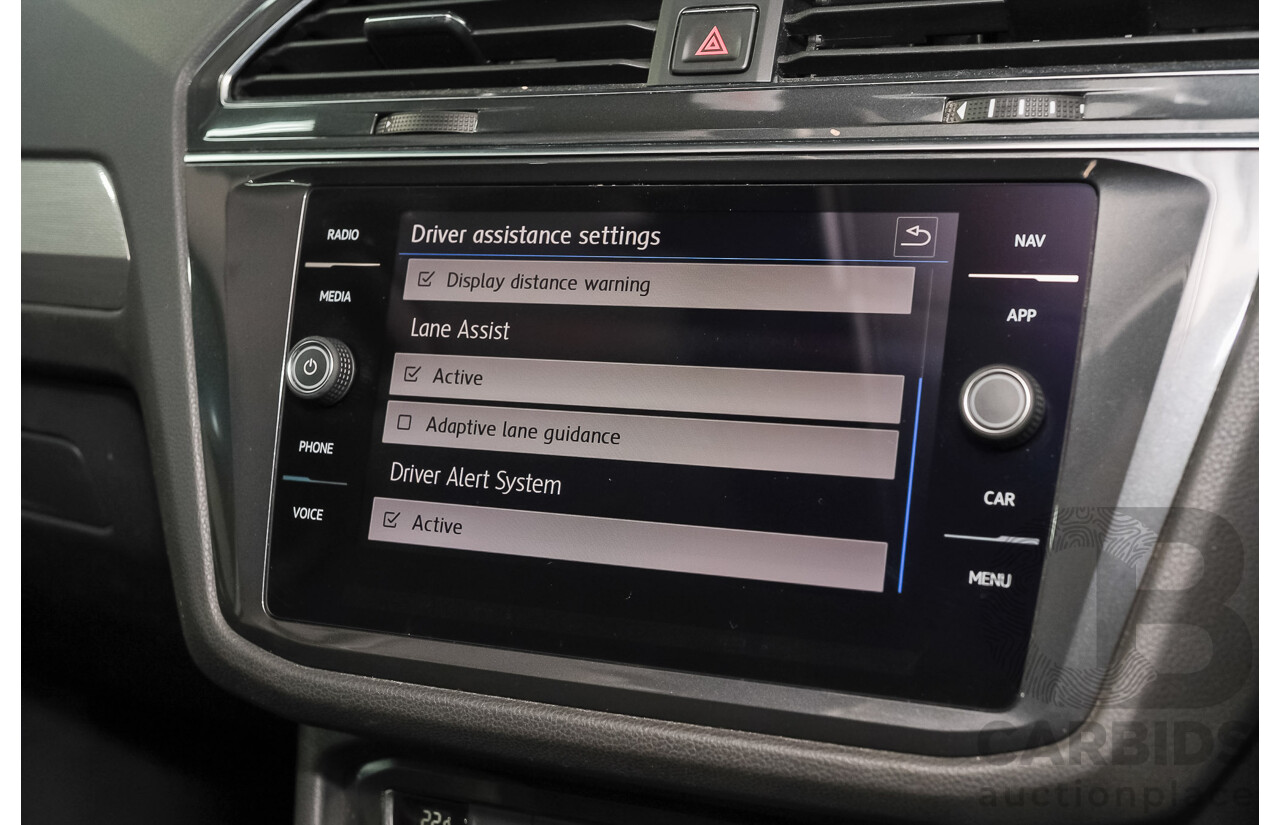 12/2018 Volkswagen Tiguan Allspace 132 TSI Comfortline (AWD) 5NA MY19 4d Wagon Pure White Turbo 2.0L - 7 Seater