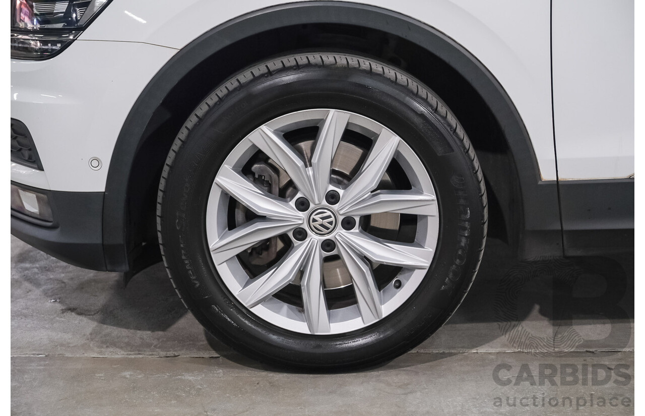 12/2018 Volkswagen Tiguan Allspace 132 TSI Comfortline (AWD) 5NA MY19 4d Wagon Pure White Turbo 2.0L - 7 Seater