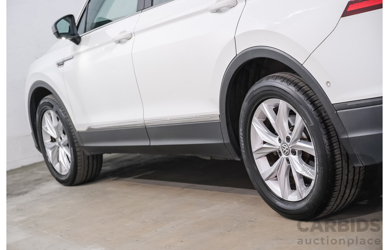 12/2018 Volkswagen Tiguan Allspace 132 TSI Comfortline (AWD) 5NA MY19 4d Wagon Pure White Turbo 2.0L - 7 Seater