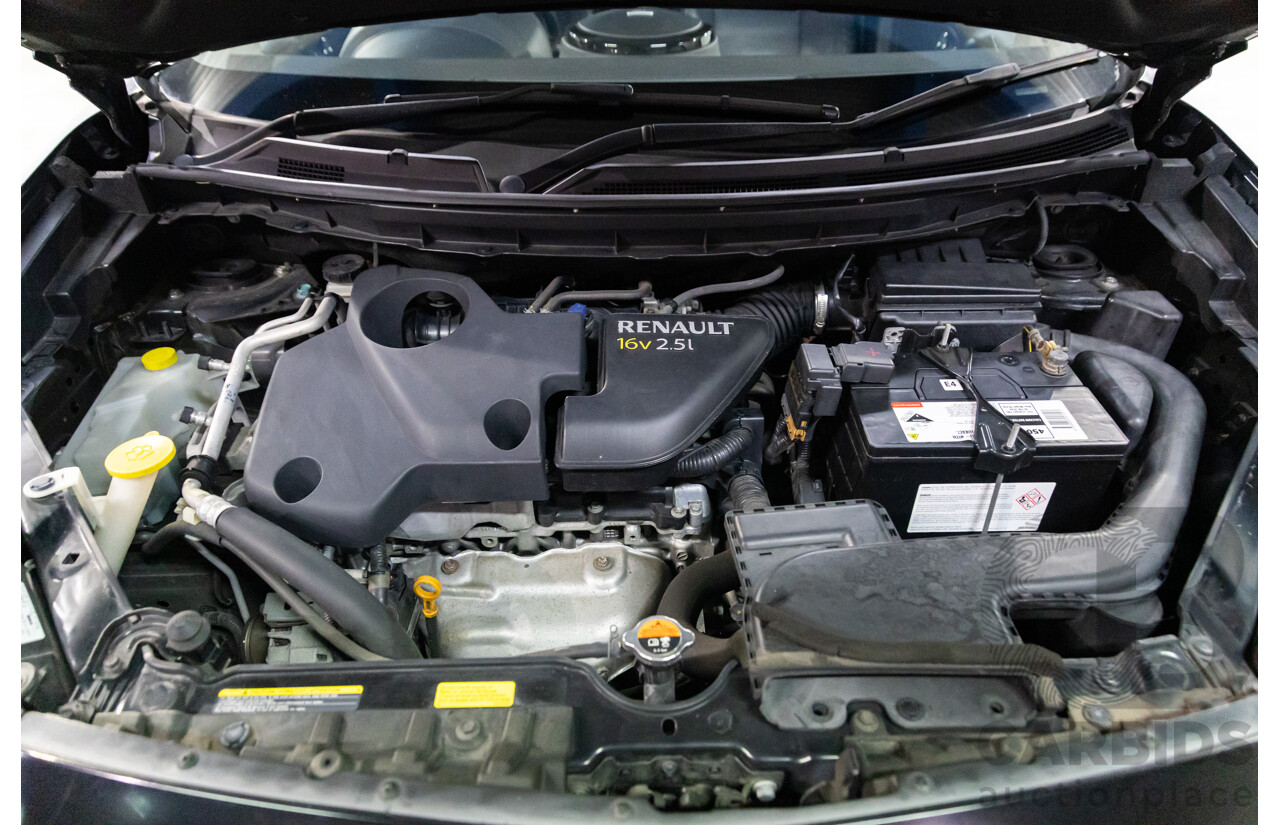 09/2014 Renault Koleos Bose (FWD) H45 Phase III 4d Wagon Black 2.5L
