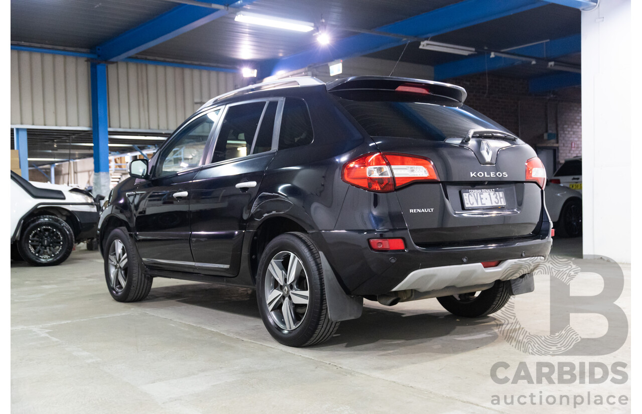 09/2014 Renault Koleos Bose (FWD) H45 Phase III 4d Wagon Black 2.5L