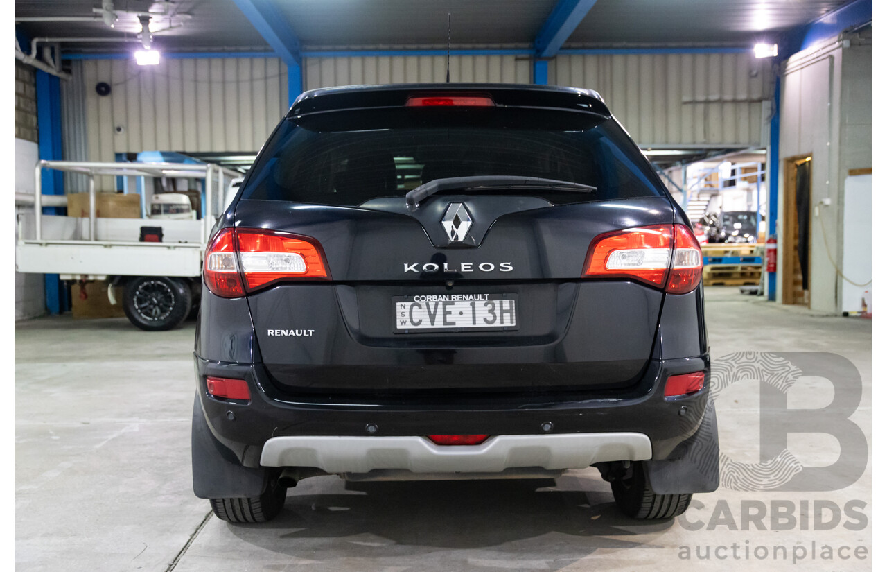 09/2014 Renault Koleos Bose (FWD) H45 Phase III 4d Wagon Black 2.5L
