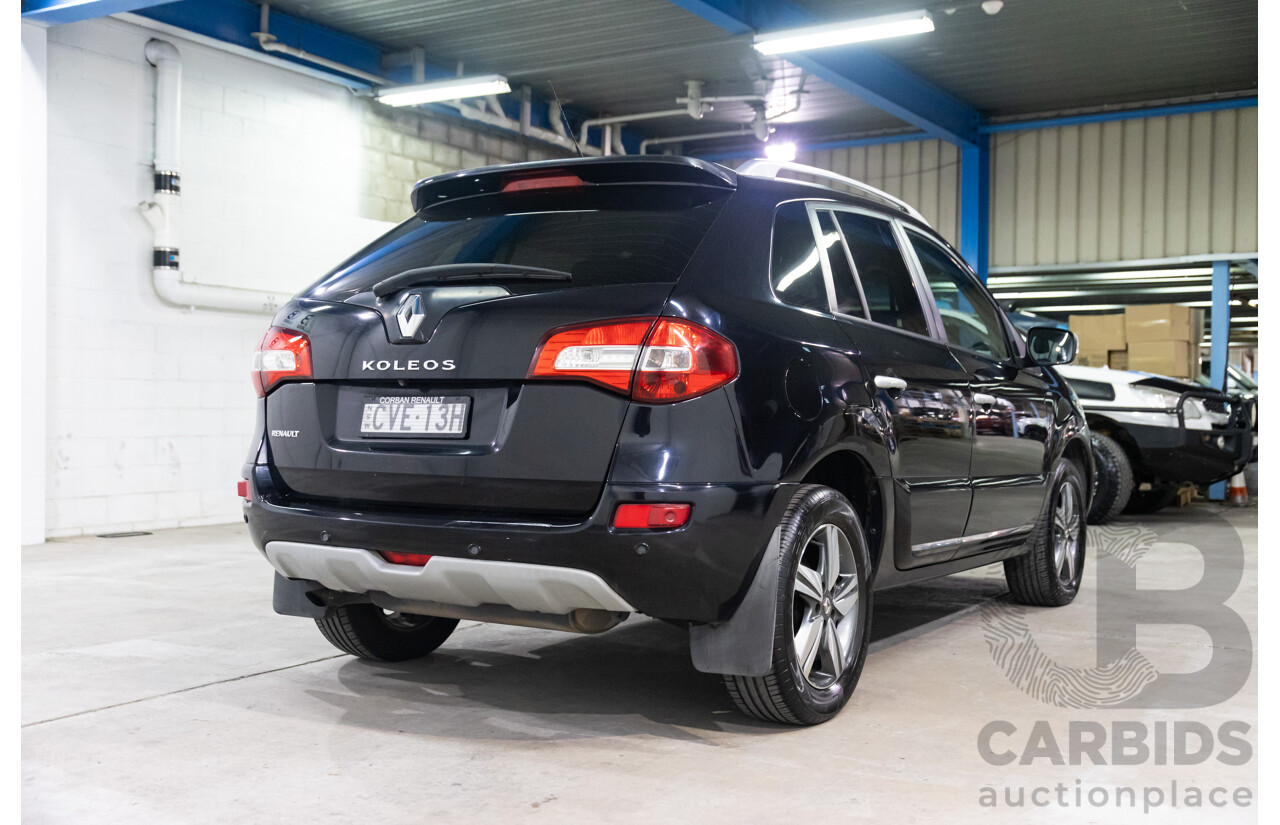 09/2014 Renault Koleos Bose (FWD) H45 Phase III 4d Wagon Black 2.5L