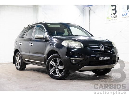 09/2014 Renault Koleos Bose (FWD) H45 Phase III 4d Wagon Black 2.5L