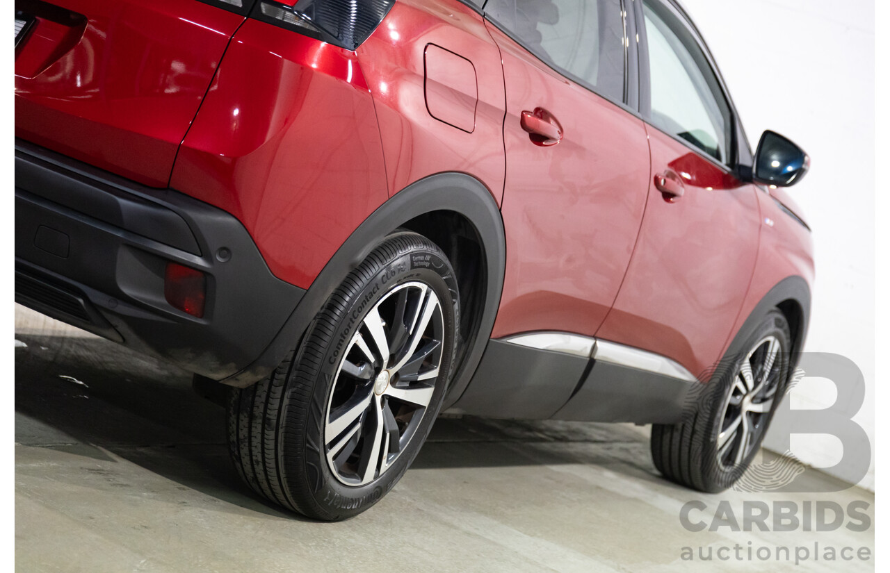 08/2017 Peugeot 3008 Allure (FWD) P84 4d Wagon Ultimate Red Metallic Turbo 1.6L