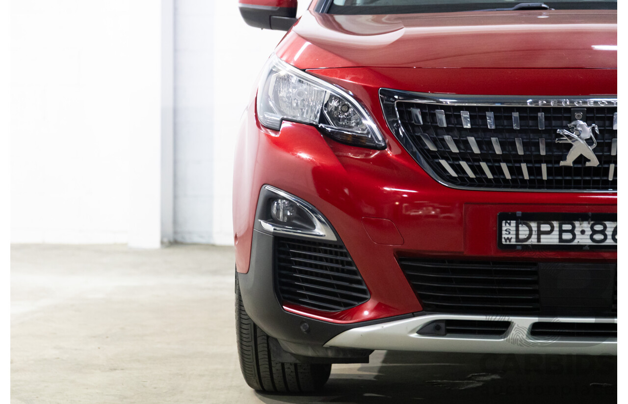 08/2017 Peugeot 3008 Allure (FWD) P84 4d Wagon Ultimate Red Metallic Turbo 1.6L