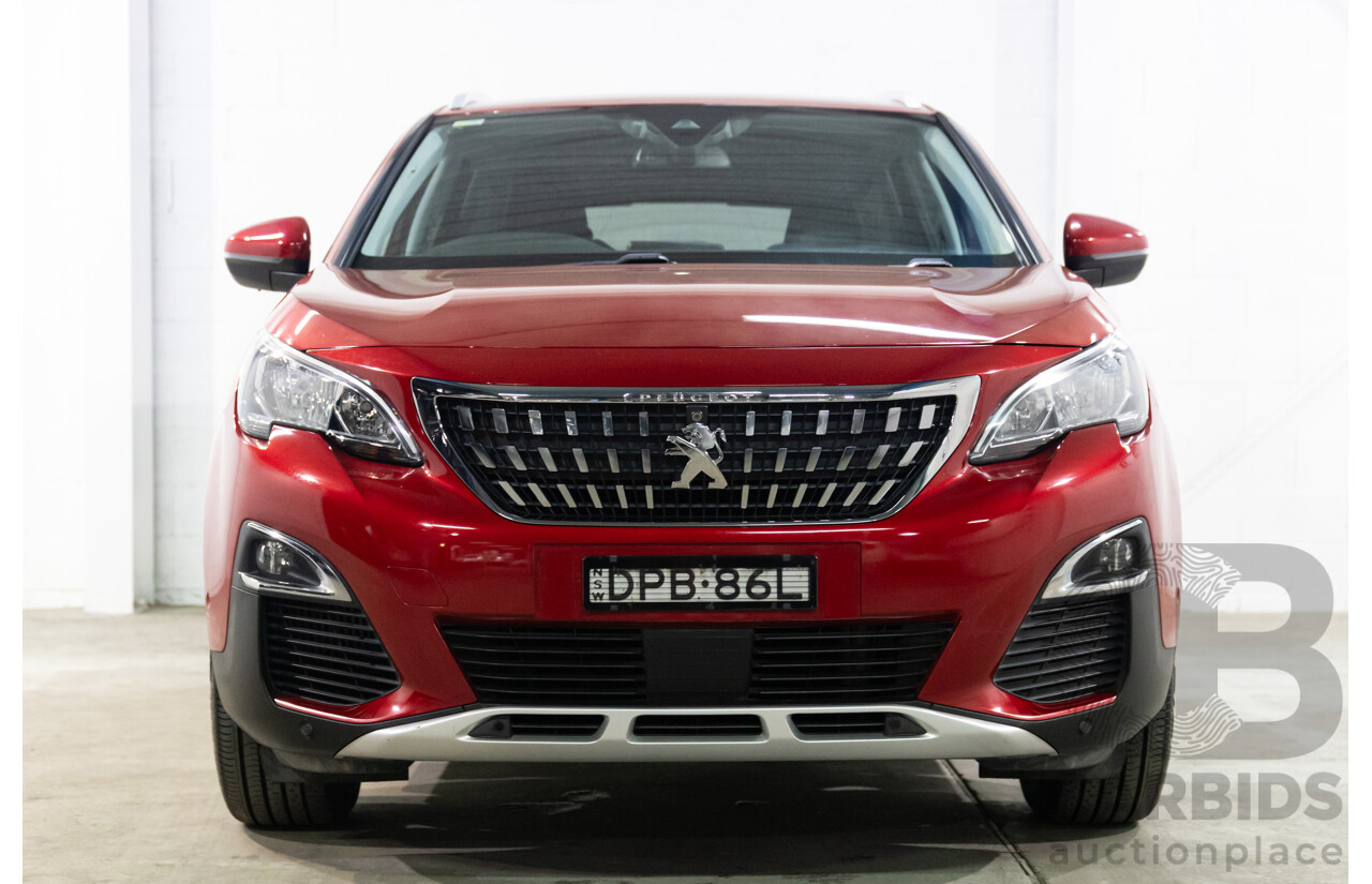 08/2017 Peugeot 3008 Allure (FWD) P84 4d Wagon Ultimate Red Metallic Turbo 1.6L