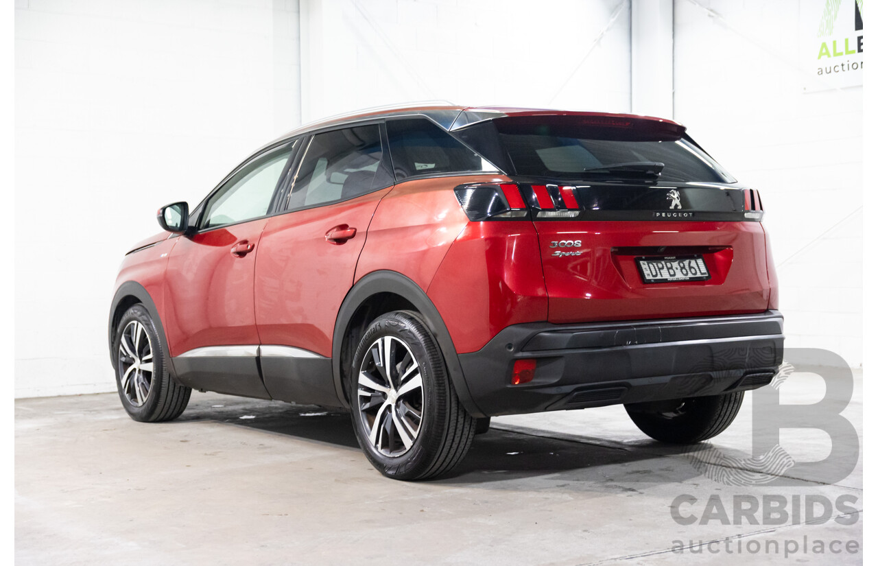 08/2017 Peugeot 3008 Allure (FWD) P84 4d Wagon Ultimate Red Metallic Turbo 1.6L