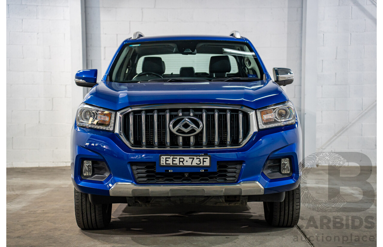 11/2019 LDV T60 Luxe (4x4) SK8C Double Cab Utility Jewel Blue Metallic Turbo Diesel 2.8L