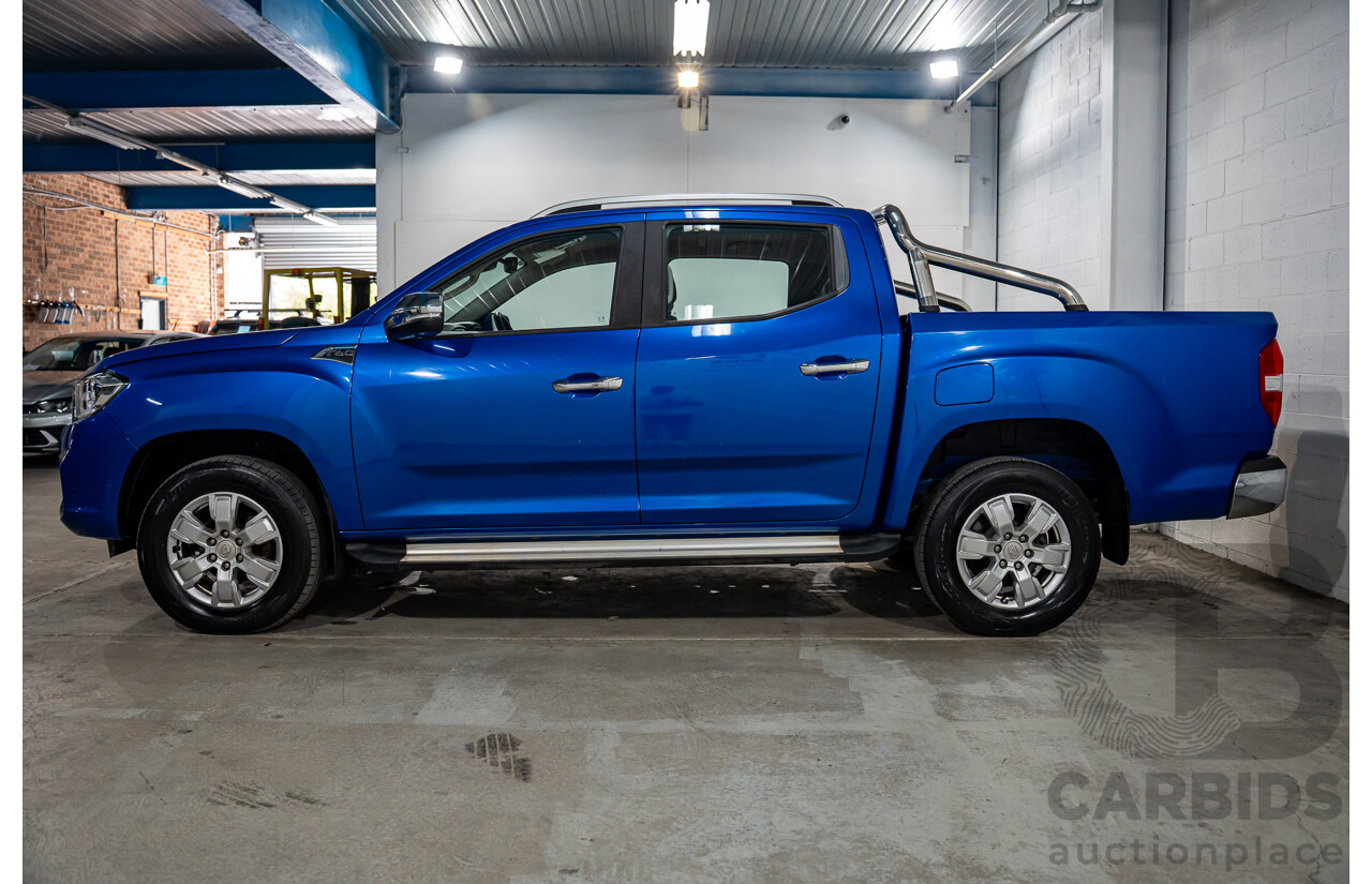 11/2019 LDV T60 Luxe (4x4) SK8C Double Cab Utility Jewel Blue Metallic Turbo Diesel 2.8L