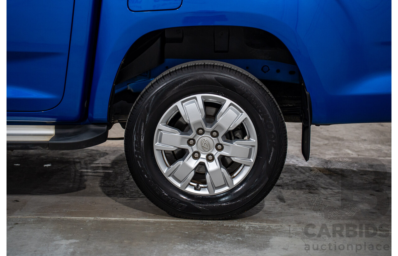 11/2019 LDV T60 Luxe (4x4) SK8C Double Cab Utility Jewel Blue Metallic Turbo Diesel 2.8L