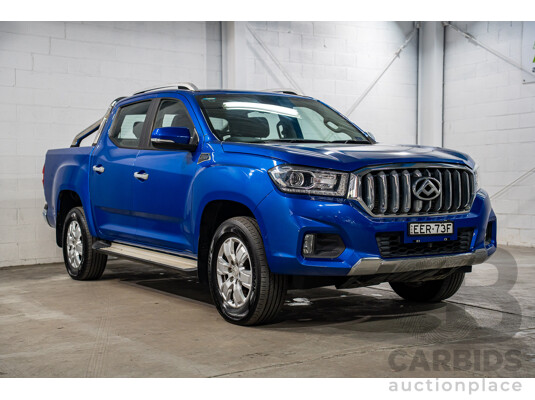 11/2019 LDV T60 Luxe (4x4) SK8C Double Cab Utility Jewel Blue Metallic Turbo Diesel 2.8L