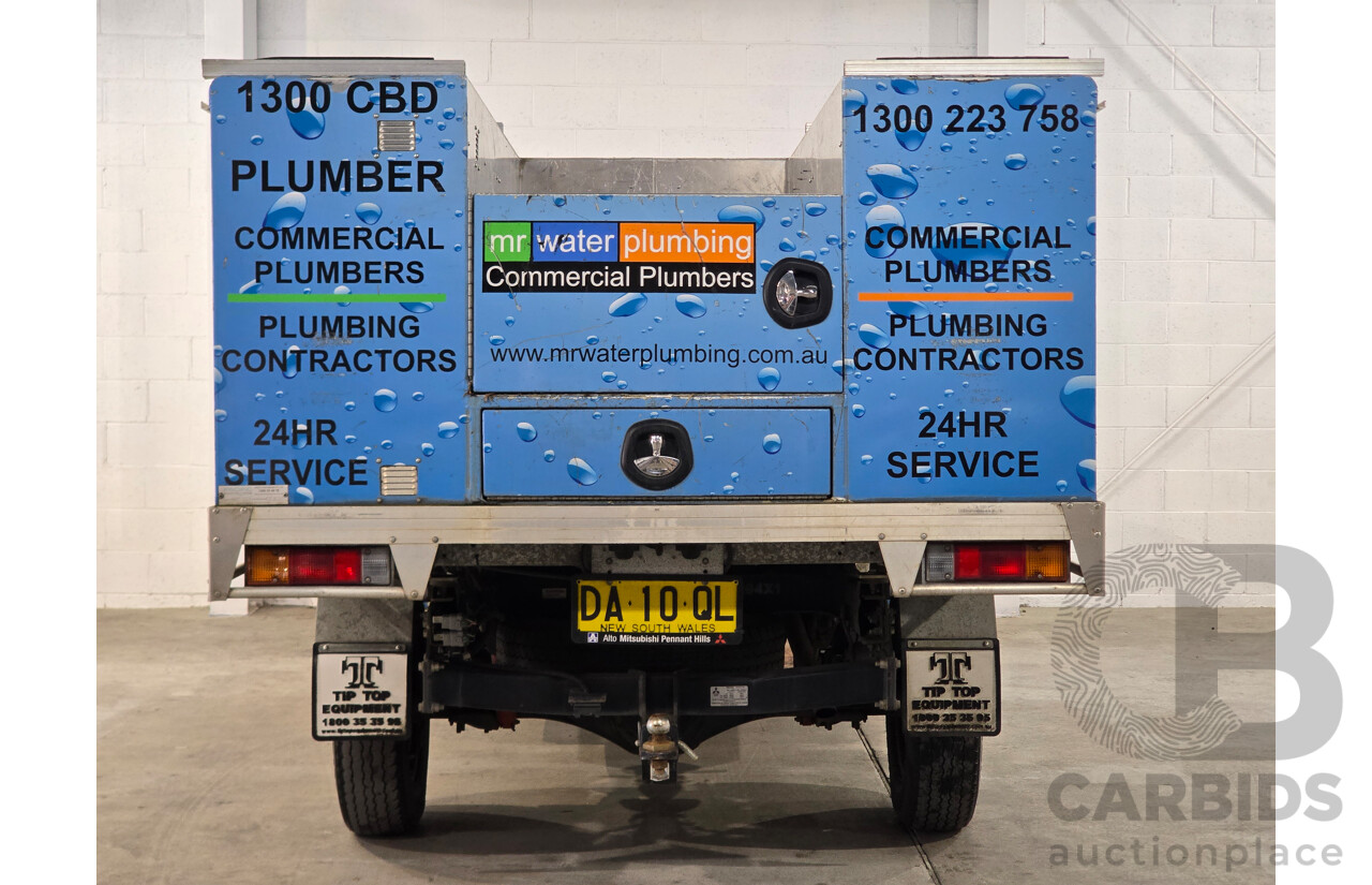 04/2021 Mitsubishi Triton GLX MR MY21 2d Cab Chassis White / Wrapped Turbo Diesel 2.4L
