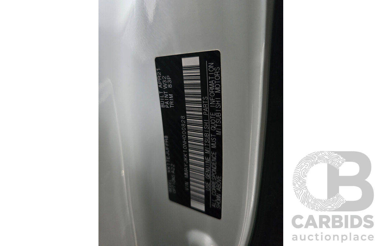 04/2021 Mitsubishi Triton GLX MR MY21 2d Cab Chassis White / Wrapped Turbo Diesel 2.4L