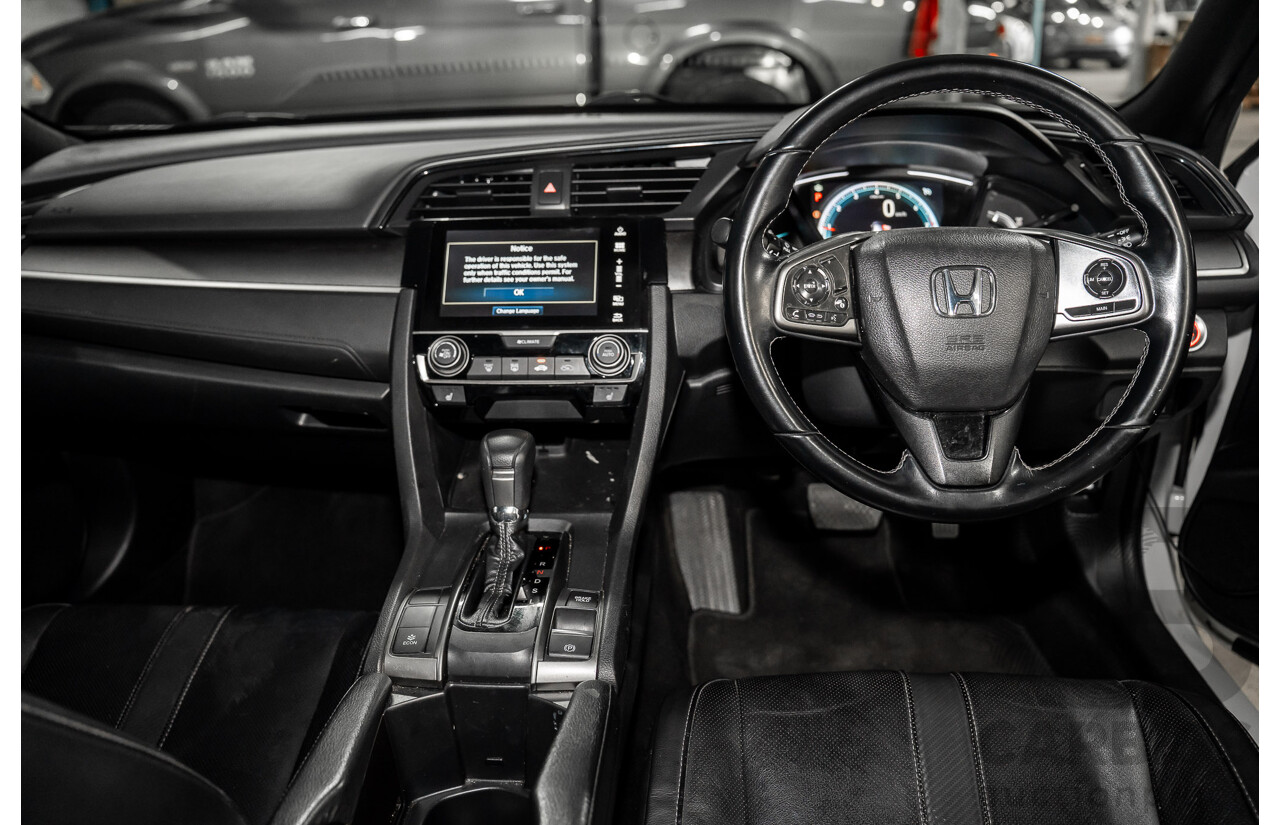 06/2019 Honda Civic Luxe Limited Edition (FWD) MY19 5d Hatchback Platinum White Pearl 1.8L