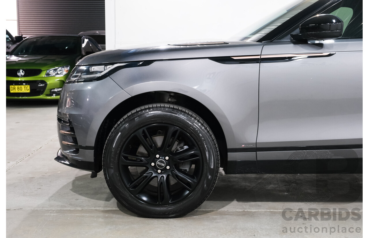 01/2020 Land Rover Range Rover Velar D240 SE (177kW AWD) L560 MY20 4d Wagon Eiger Grey Metallic Turbo Diesel 2.0L