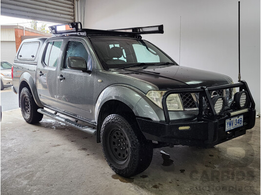 2/2011 Nissan Navara ST (4x4) D40 Dual Cab P/Up Grey 2.5L