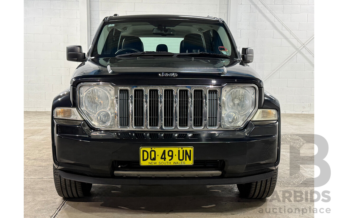 8/2012 Jeep Cherokee Limited (4x4) KK MY12 4d Wagon Black V6 3.7L
