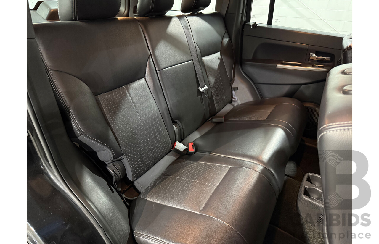 8/2012 Jeep Cherokee Limited (4x4) KK MY12 4d Wagon Black V6 3.7L