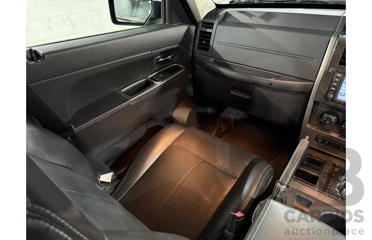 8/2012 Jeep Cherokee Limited (4x4) KK MY12 4d Wagon Black V6 3.7L