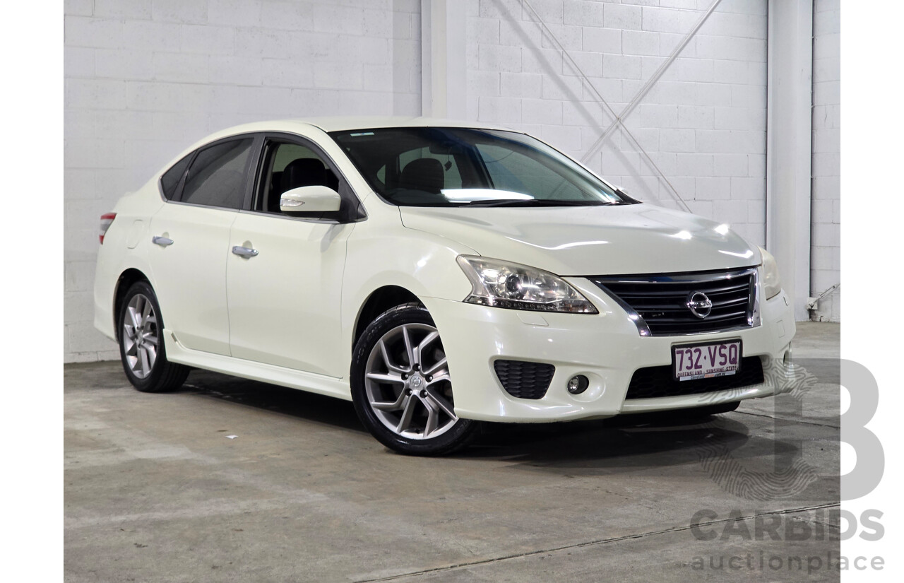 6/2015 Nissan Pulsar SSS B17 Series 2 4d Sedan Ivory Pearl White Turbo 1.6L