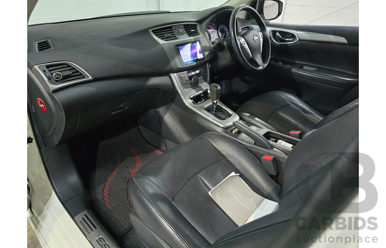 6/2015 Nissan Pulsar SSS B17 Series 2 4d Sedan Ivory Pearl White Turbo 1.6L