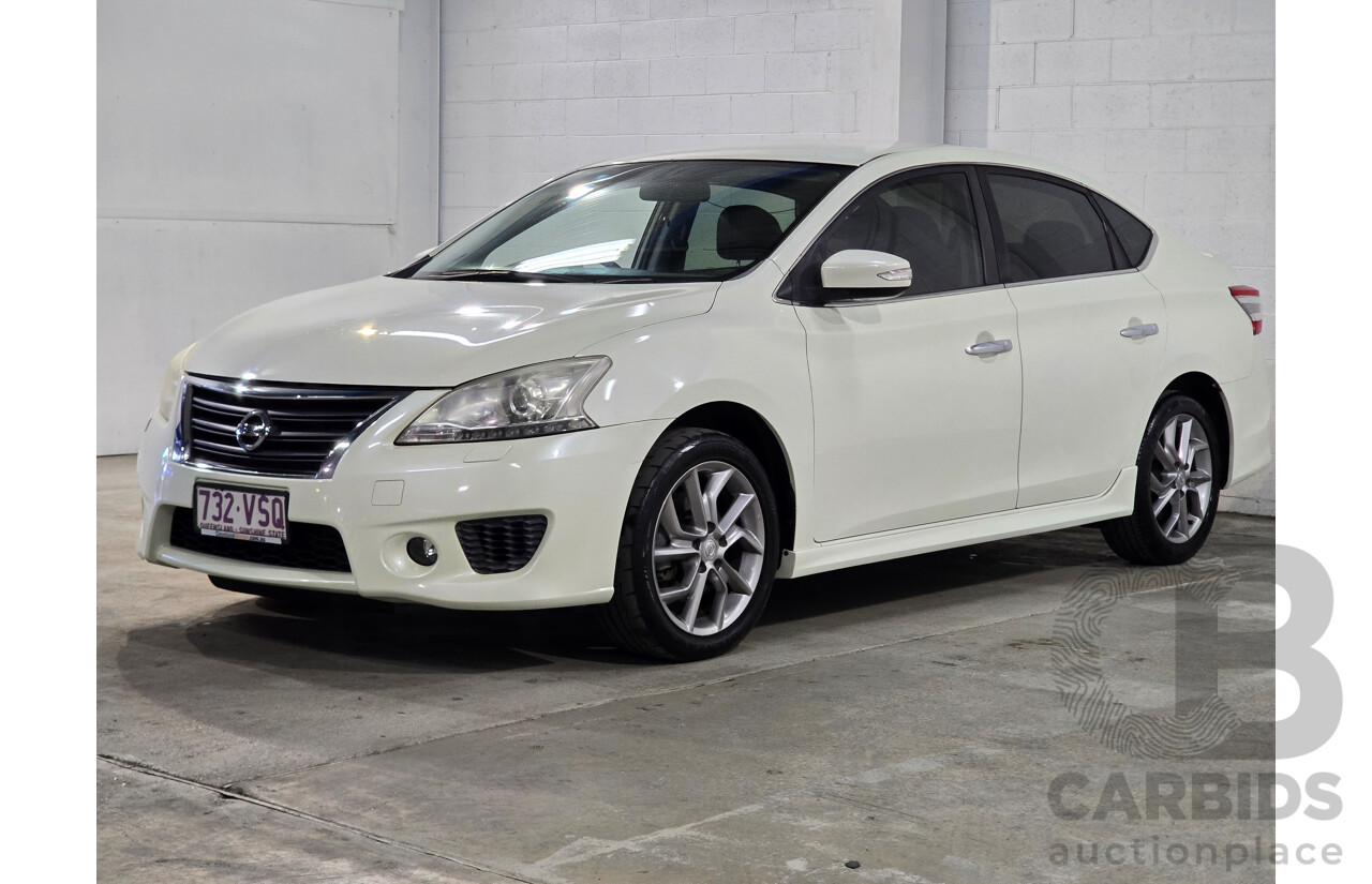 6/2015 Nissan Pulsar SSS B17 Series 2 4d Sedan Ivory Pearl White Turbo 1.6L