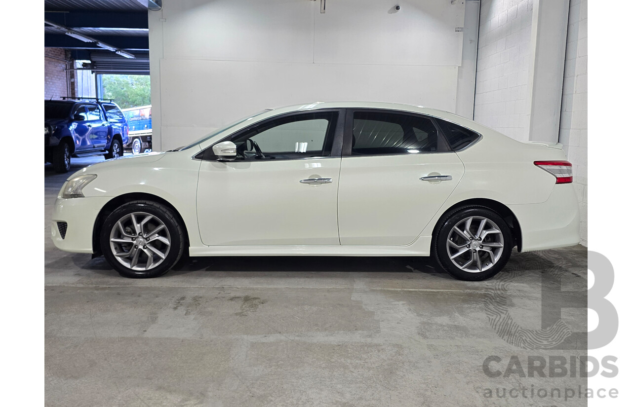 6/2015 Nissan Pulsar SSS B17 Series 2 4d Sedan Ivory Pearl White Turbo 1.6L