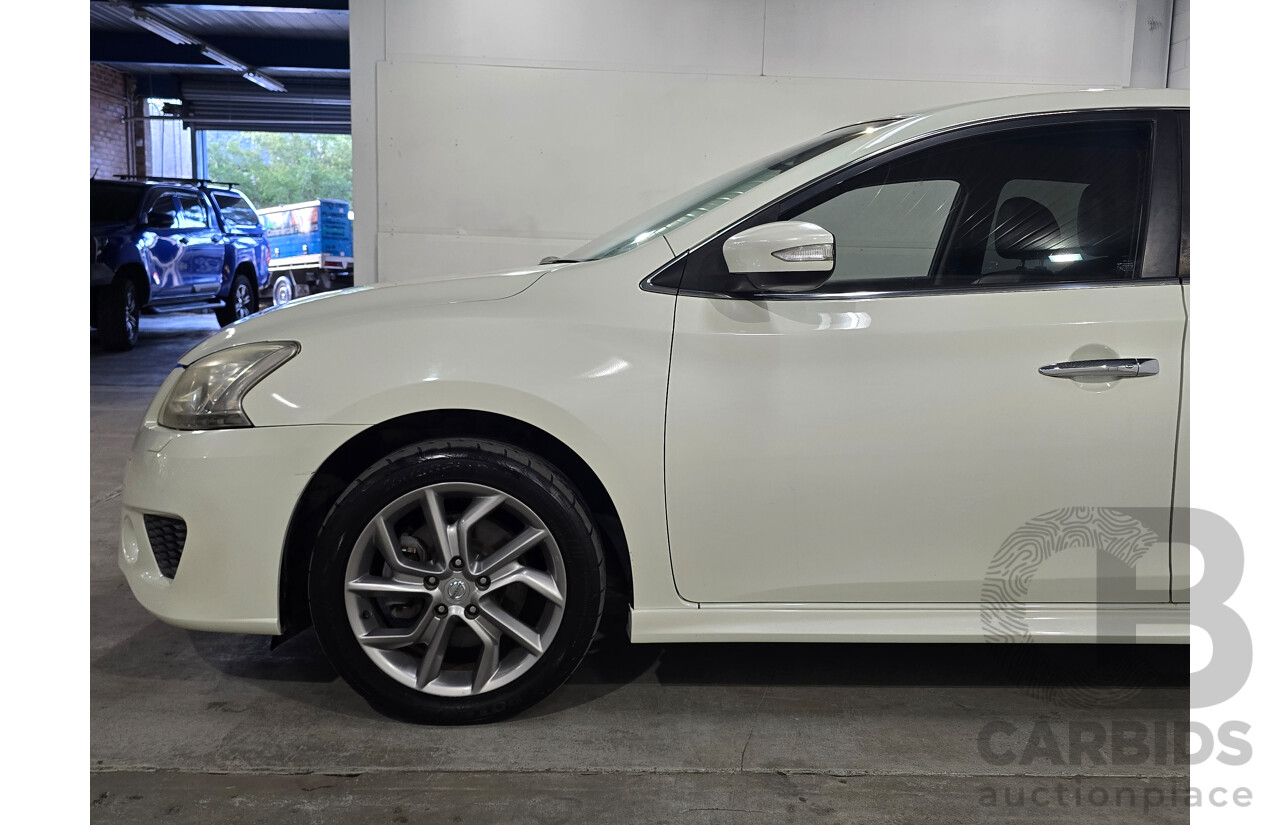 6/2015 Nissan Pulsar SSS B17 Series 2 4d Sedan Ivory Pearl White Turbo 1.6L