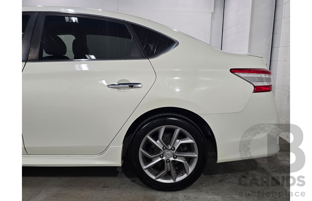 6/2015 Nissan Pulsar SSS B17 Series 2 4d Sedan Ivory Pearl White Turbo 1.6L